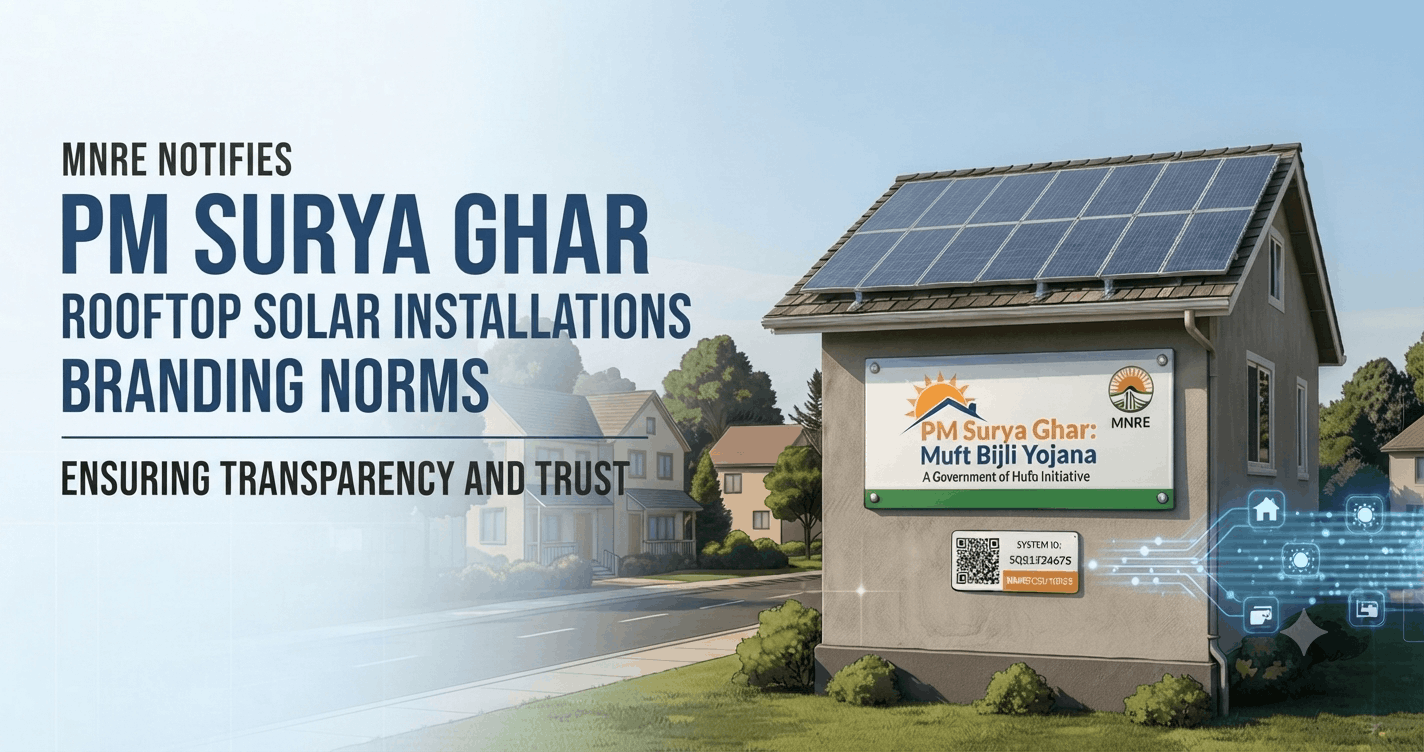PM Surya Ghar Rooftop Solar: MNRE Notifies New Branding Guidelines